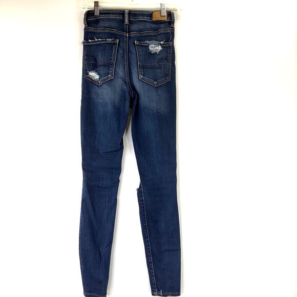 American Eagle Highest Rise Jegging Super Stretch Jeans Size 2 Regular - Picture 5 of 9
